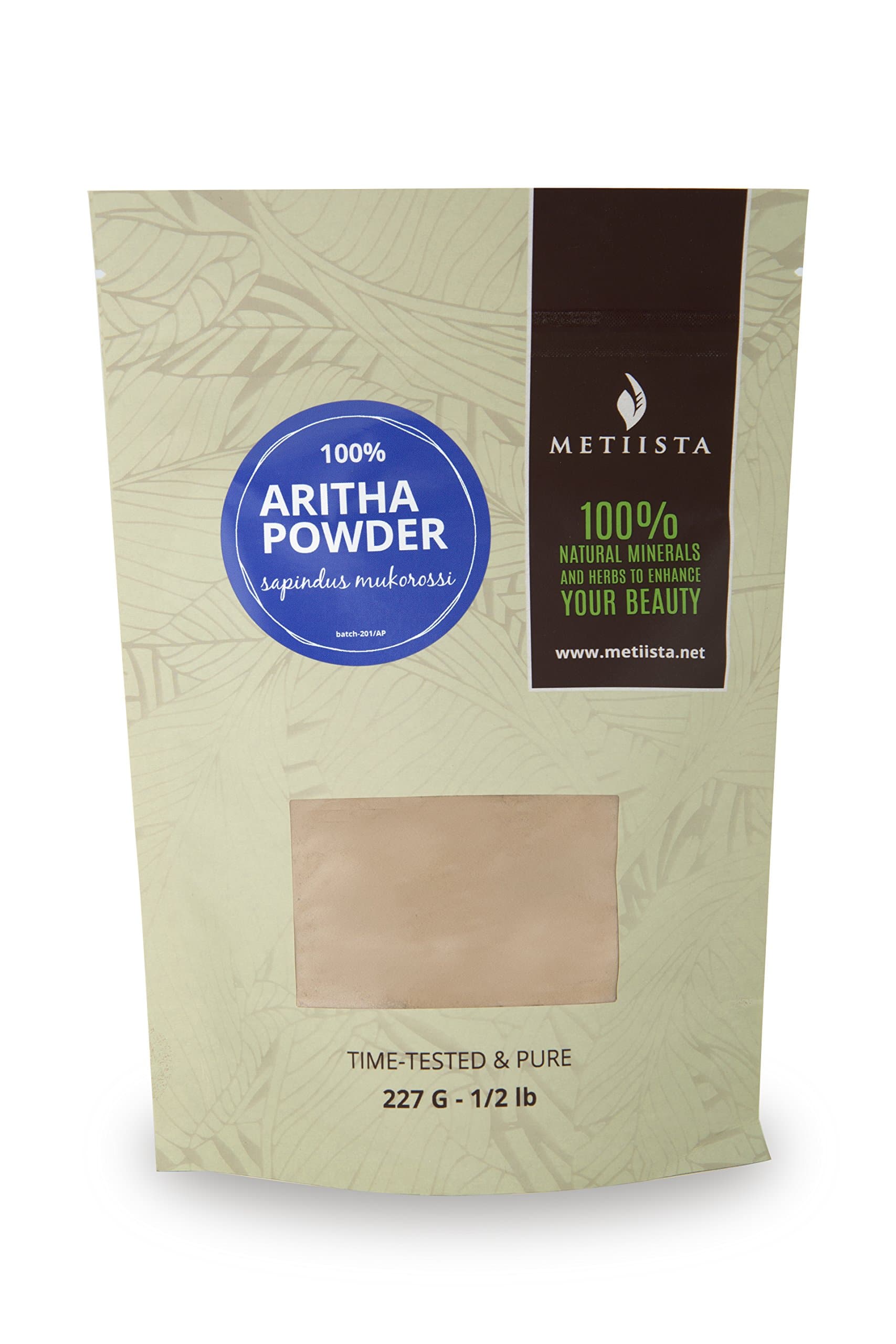 Aritha Powder (Soapnut Powder) (1/2lb/227g)