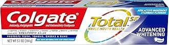 Total Whitening Toothpaste, Advanced Whitening, 5.1 Ounce
