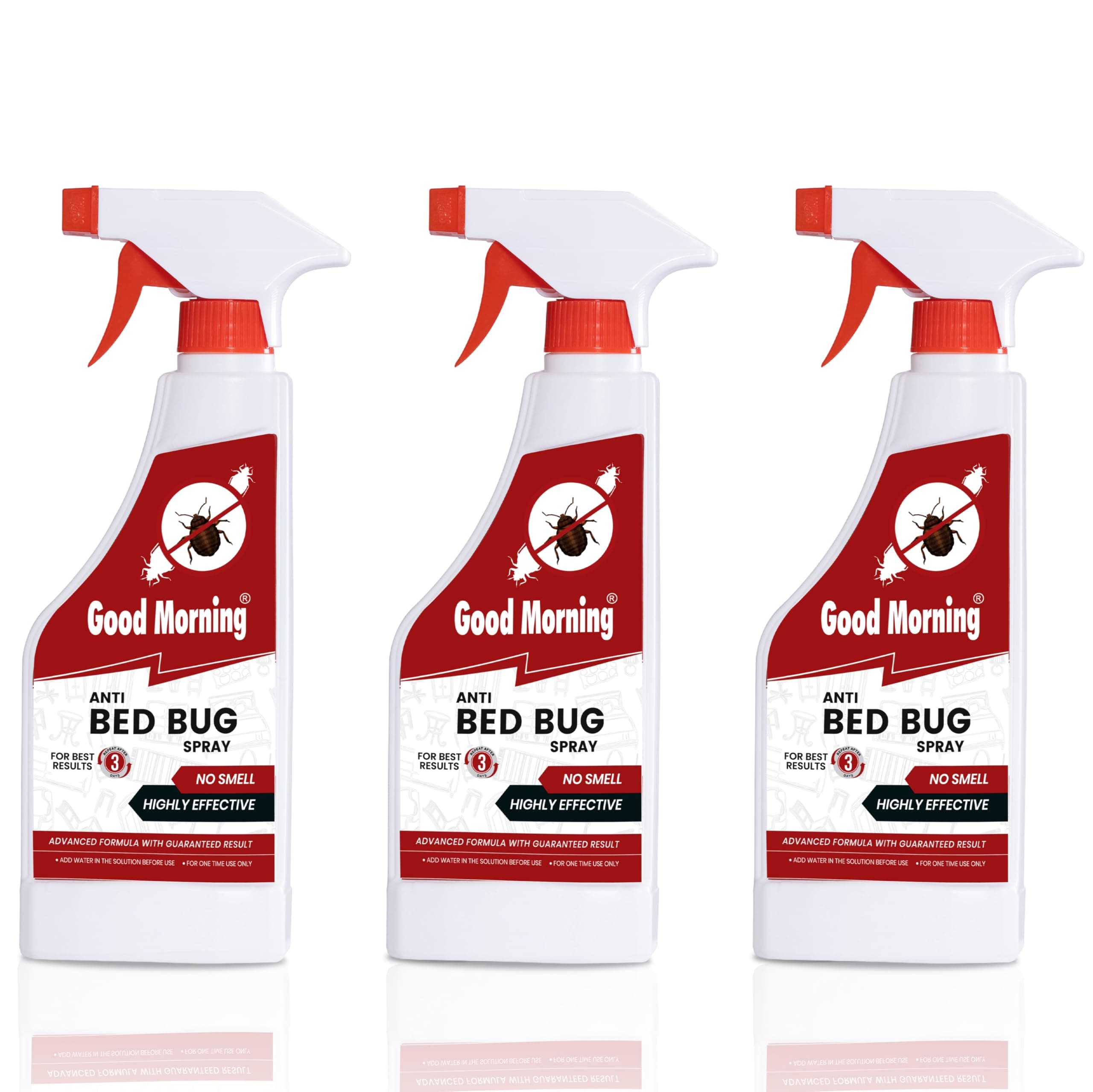 Bed Bug Killer Spray, 40ml Concentrate - Pack of 3