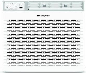 Honeywell 10,000 BTU Digital Window Air Conditioner, Remote, LED Display, 4 Modes, Eco, 450 sq ft Coverage