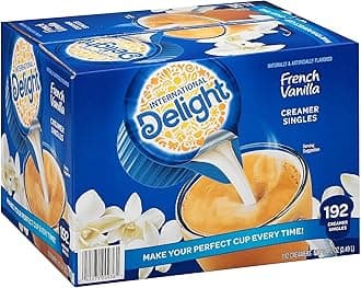 French Vanilla Creamer Singles (192 Ct.) Wholesale, Cheap, Discount, Bulk (1 - Pack)