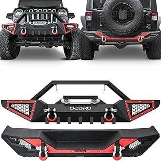 OEDRO front and rear bumper fits Jeep Wrangler JK/JKU