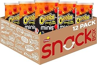 Cheetos Minis Canisters, Flamin' Hot, 1.5 Ounce (Pack of 12)