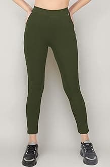 Stretchable Yoga Pants for Women & Gym Pants for Women Workout with Mesh Insert & Side Pockets