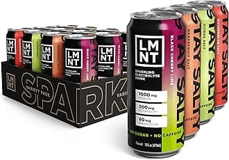Drink LMNT Sparkling Electrolyte Water - Sparkling Variety Pack | 12-Count