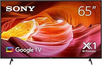Sony BRAVIA 65 Inch TV 4K UHD High Dynamic Range Smart Google TV - KD-65X75K (2022 Model) - UAE Version (Renewed)