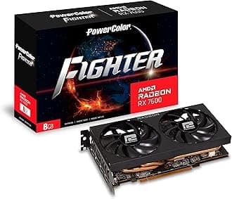 Powercolor Radeon RX 7600 Fighter Grafikkarte - 8GB GDDR6, 1x HDMI, 3X DP