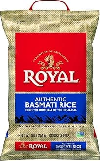 Royal White Basmati Rice, 10lb