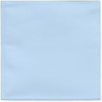 Jacob Alexander Men's Pocket Square Solid Color Handkerchief
