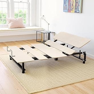 HIGREENA Adjustable Bed Frame with Head and Foot Incline, Zero Gravity Queen Adjustable Bed Frame, Wireless Remote, Whisper Quiet Durable Motor, Gery