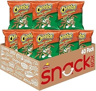 Cheese Flavored Snacks, Cheddar Jalapeno Crunchy, 1 Ounce (Pack of 40)