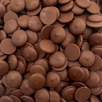 LaetaFood Merckens Milk Chocolate Melting Wafers Buttons Baking Candy (2.5 Pound Bag)
