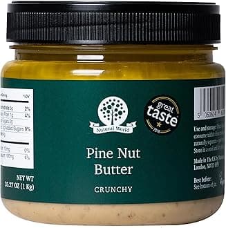 Crunchy Pine Nut Butter 35 Oz (1kg) Great Taste Award winner