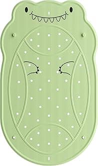 Dinosaur Kids Bathtub Mat - Extra Thick Rubber Shower Mat for Toddlers, 30"x18" Bath Mat with 100+ Suction Cups, Machine Washable Tub Pad for Babies & Children's Bath Time Comfort