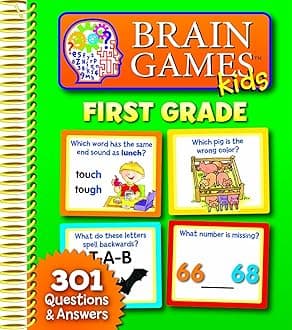 Brain Games: Kids: First Grade Spiral-bound – 19 Nov. 2010