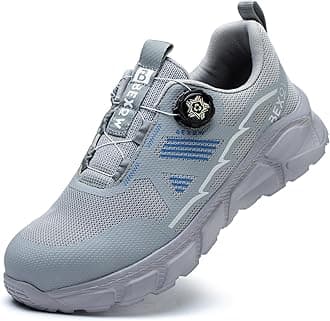 Safety Shoes Steel Toe Lightweight Work Sneakers for Men and Women Kevlar Midsole Slip Resistant Industrial Footwear