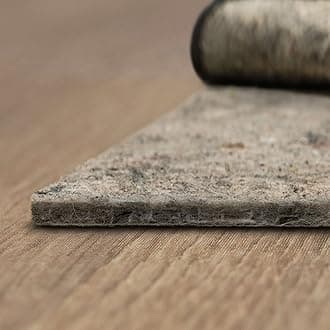 10' x 14' Non Slip Rug Pad Gripper 1/4 Thick Dual Surface Felt + Rubber Gripper - Safe for All Floors