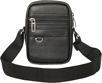 Gloss Leather Small Sling Bag for Men | Chest Slinger bag | Crossbody Bag| Side Bag Men | Mini Leather Slings | Corporate Gift Item | Passport Sling.
