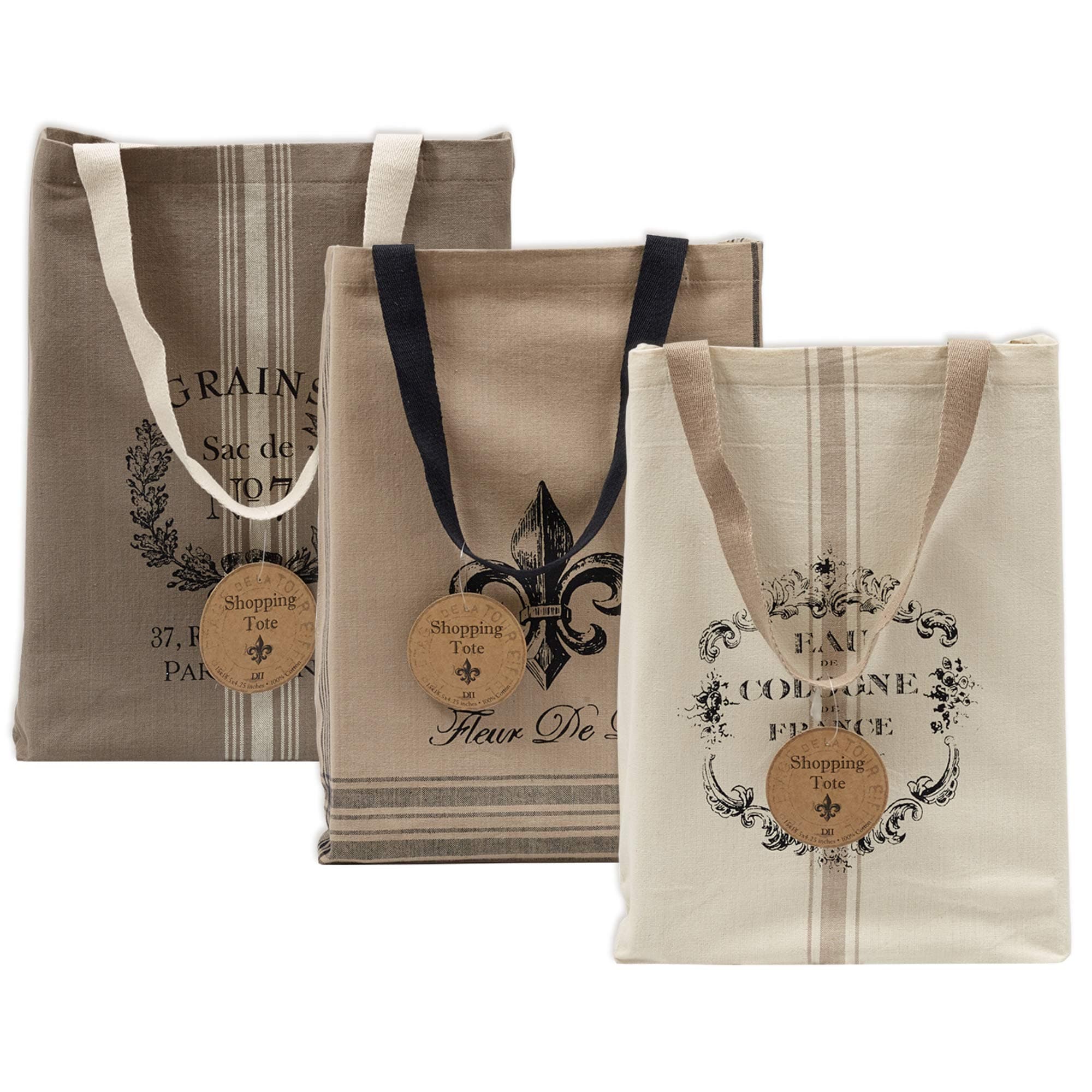 DII Printed Shopping Canvas Bags,