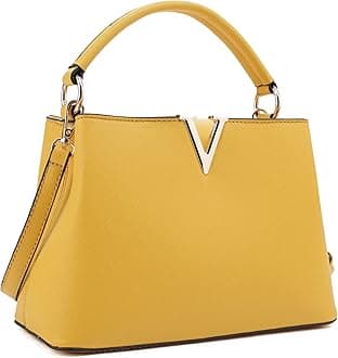 Women's Small Satchel Bag Classic Top Handle Purses Fashion Crossbody Handbags with Shoulder Strap