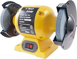 7600-0028 Heavy Duty Bench Grinder, 8" Size, .75 HP (Pack of 1)