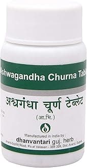 Dhanvantari Ashwagandha Churna Tablets - 120 Tablets