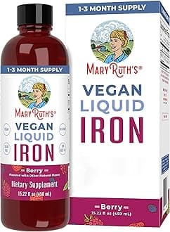 – Liquid Iron, Vegan Liquid Iron, 450ml, Vegetarian, Gluten-Free, Soy-Free, Non-GMO