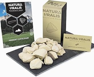 Natura Uralis Siberian Clay | 200g Natural Yellow Clay, Pastel to Golden - Crunchy, Earthy, Velvety & Firm Texture, ASMR Sensation