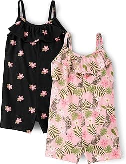 The Children's Place baby-girls And Toddler Everyday Summer Rompers