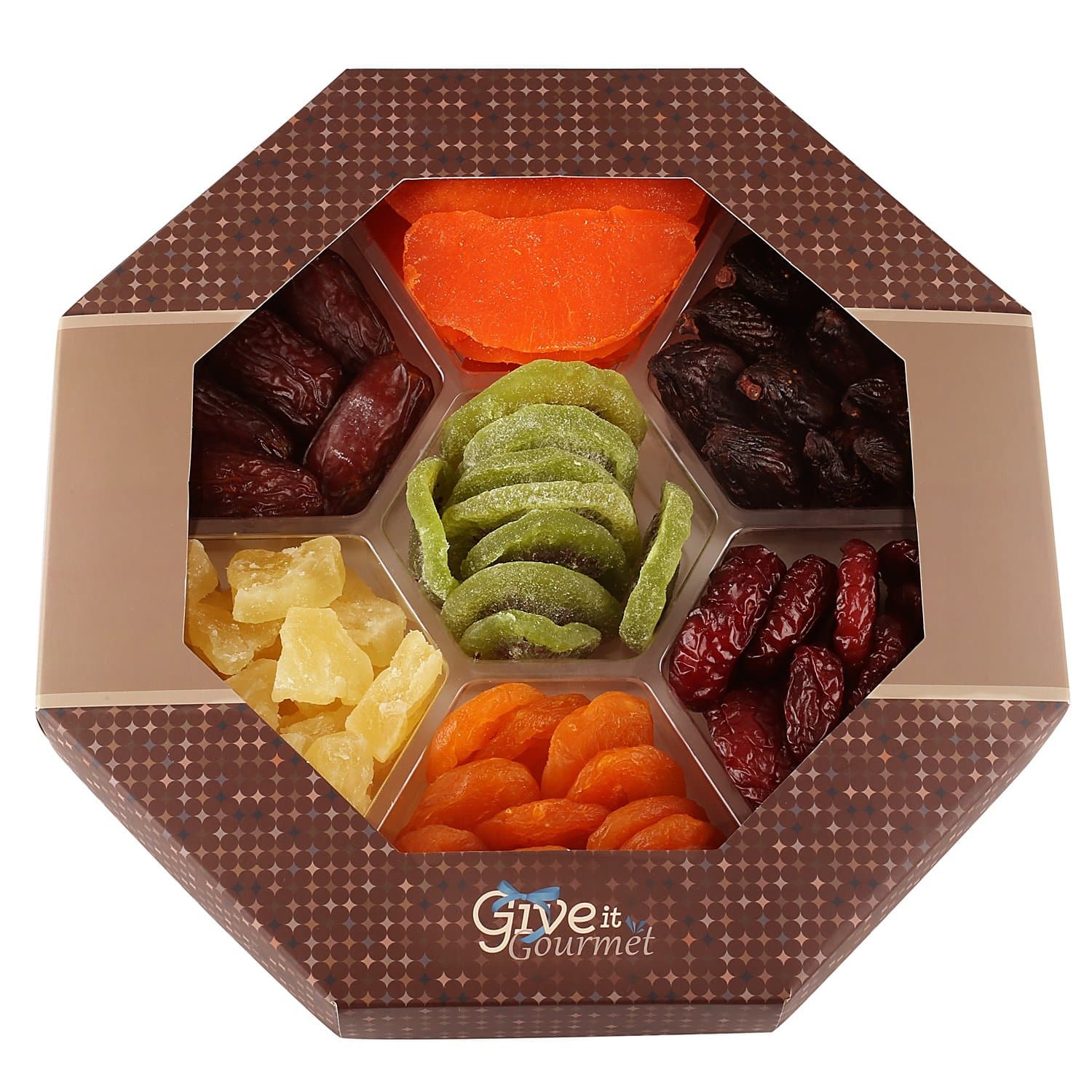 GIVE IT GOURMET, Dried Fruit Gift Baskets, Holiday fruit box, Gourmet Food Gifts, Prime Delivery Great for Birthday Christmas Mothers & Fathers Day, Fruit Gift Box for Men Women Families (Large)