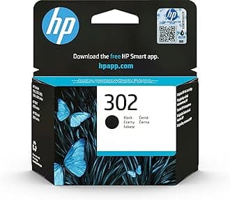 HP F6U66AE 302 Original Ink Cartridge, Black, Single Pack