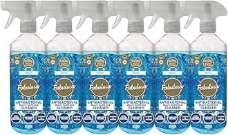 Fabulosa Antibacterial Disinfectant Spray, All Purpose Multi Surface Cleaner, 500ml, 6 pack, Intense, Packaging may vary