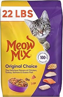 Meow Mix Original Choice Dry Cat Food, 22 lb