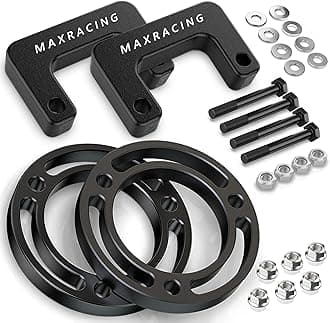 3.5" Front Leveling Kit Upper+Lower Strut Lift Spacers Compatible with 2007-2026 Chevy Silverado Avalanche Suburban Tahoe 1500 / GMC Sierra Yukon 1500 2WD/4WD
