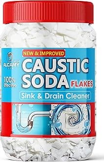 AAAL Caustic Soda Flakes 420gm | Chimney Cleaner, Pure & Powerful Drain Cleaner