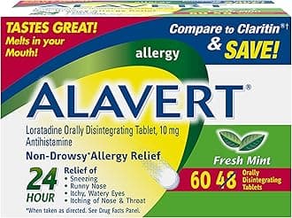 Alavert Non-Drowsy Allergy Relief Citrus Burst 20 Tablets