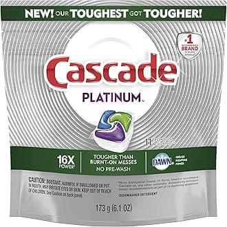 Platinum ActionPacs Dishwasher Detergent Fresh Scent, 11Count