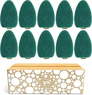 Heavy Duty Dishwand Refills, Fits All Scotch-Brite Dishwands, 10 Refills