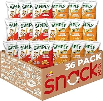 Cheetos White Cheddar Puffs & Crunchy Variety Pack, 0.875 Ounce (Pack of 36)