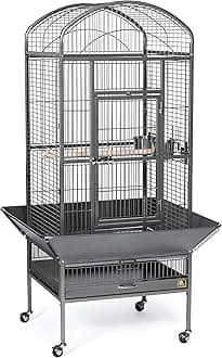 Prevue Pet Products 34521 Dometop Bird Cage, Large, Black Hammertone