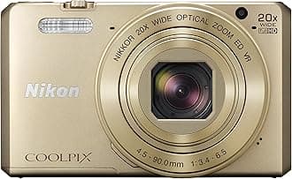Nikon COOLPIX S7000 Digital Camera (Gold) - International Version (No Warranty)