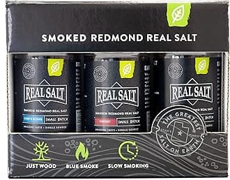REDMOND Smoked Real Salt - Natural Unrefined Gluten Free, Gift Set