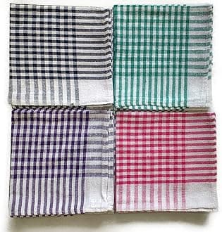 Cotton Duster Cloth with 1 Check Duster Cloth Free (Pack of 6) Material- Cotton, Color-Multi