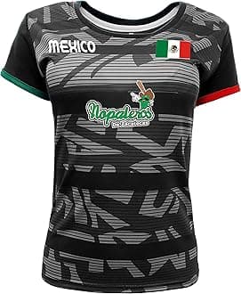 Women Jersey Mexico Nopaleros de Zacatecas 100% Polyester Black/Grey