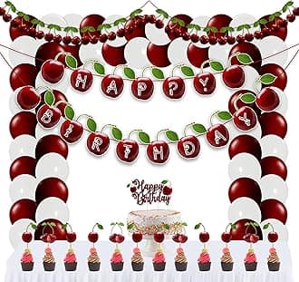 Seyal® Cherry Theme Birthday Party Supplies