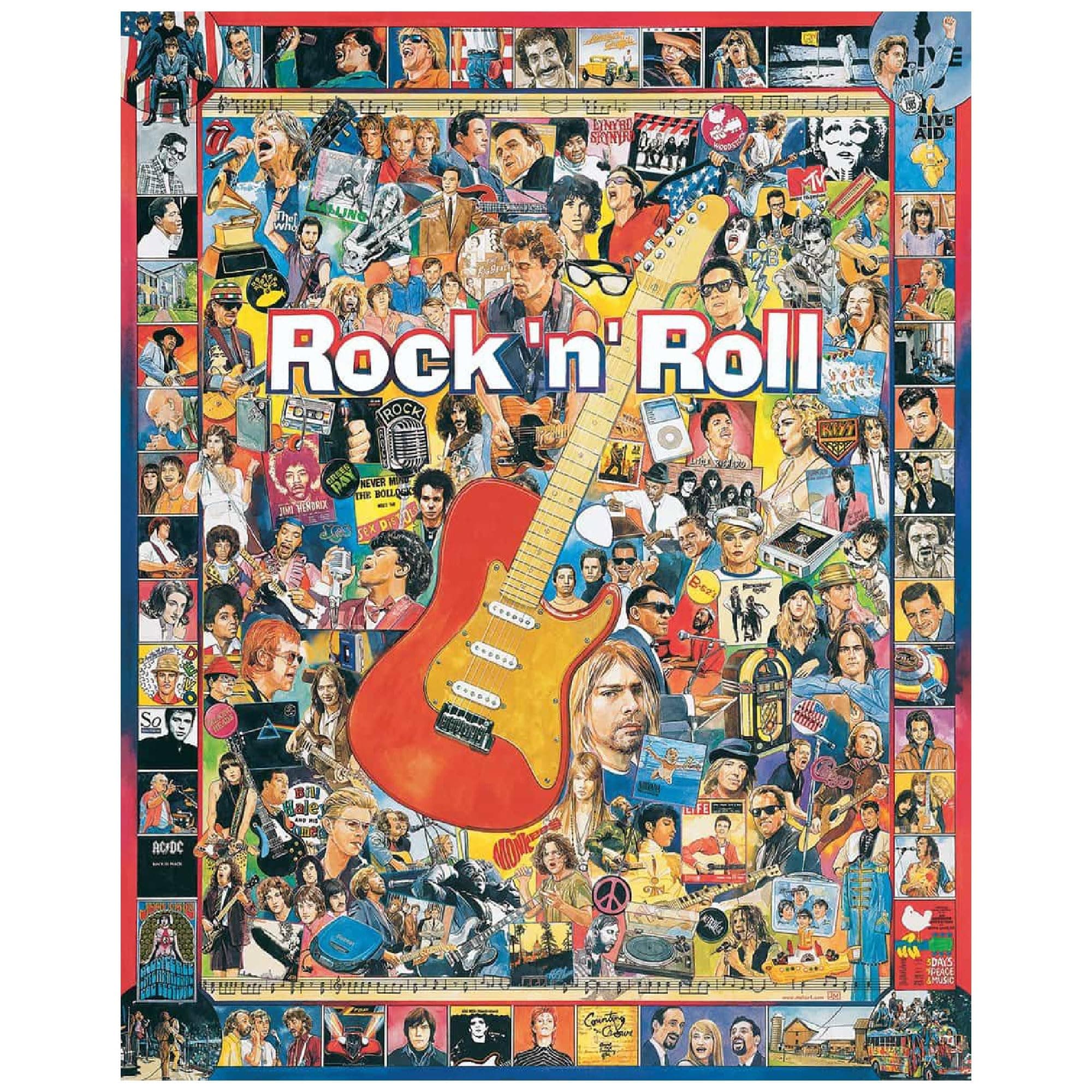 Puzzles Rock 'N Roll - 1000 Piece Jigsaw Puzzle