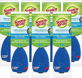 Scotch-BriteNon-Scratch Dishwand Refills, Fits All Scotch-Brite Dishwands, 14 Refills
