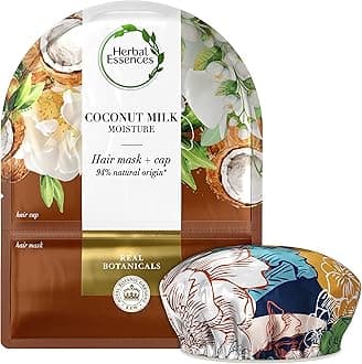Herbal Essences Sulfate Free Deep Moisturizing Hair Mask & Cap With Coconut Milk, 20Ml