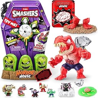 Smashers Mega Horror House (Black) by ZURU - Interactive Toy, Collectible Toy for Kids and Teens
