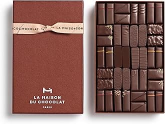 LA MAISON DU CHOCOLAT Coffret Maison Dark, Gourmet Dark French Chocolate Gift Box (40 Pieces)